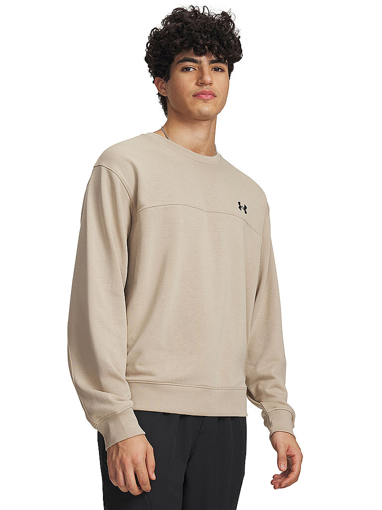 UNDER ARMOUR Herren Sweater UA Rival Lightweight camel | S
